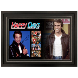 Henry Winkler - "Happy Days - Fonzie" Signed & Framed 8x10 Photograph Display #2