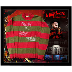 Robert Englund - "Nightmare On Elm Street" Signed & Framed Freddy Krueger Sweater