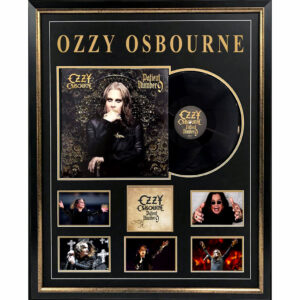 Music - Ozzy Osbourne - Patient Number 9 Framed Album With Signed CD Slick Art Card
