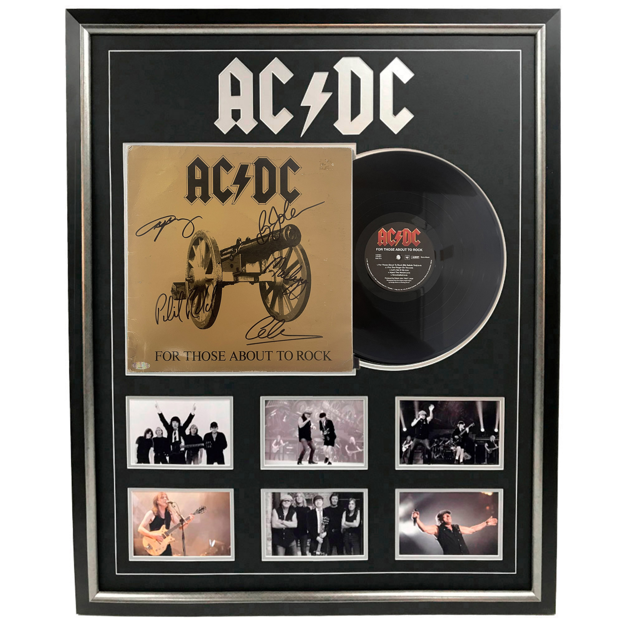 Music – ACDC – For Those About To Rock Signed & Frame...