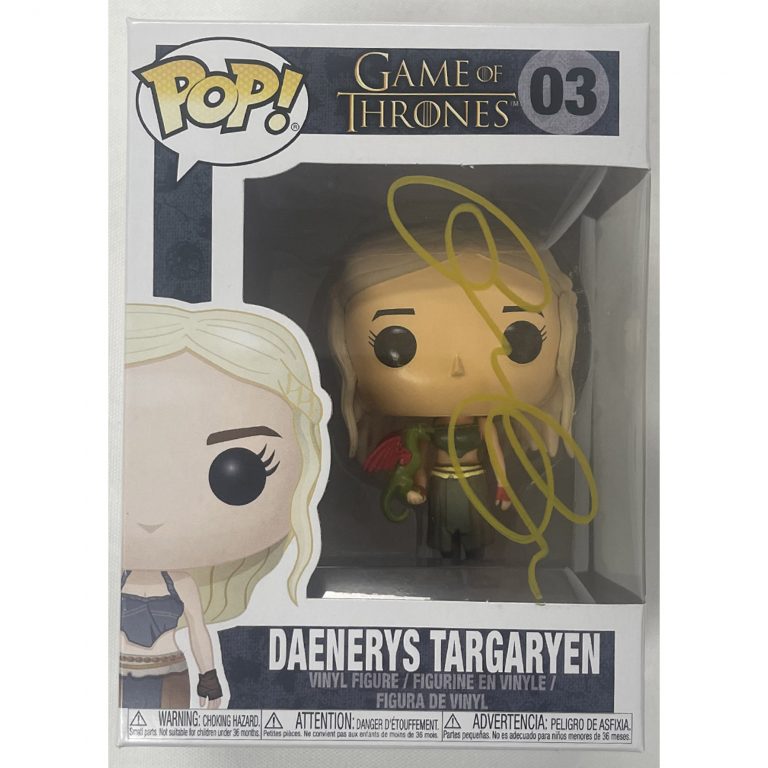 Emilia Clarke – “Game of Thrones” Daenerys Targaryen #03 Autographed ...