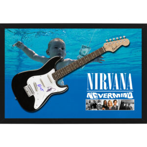 Music - Nirvana Signed & Framed Guitar