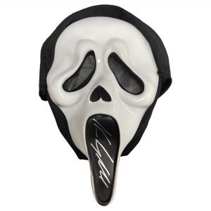 Scream - Neve Campbell Signed & Framed Ghostface Mask | Taylormade ...