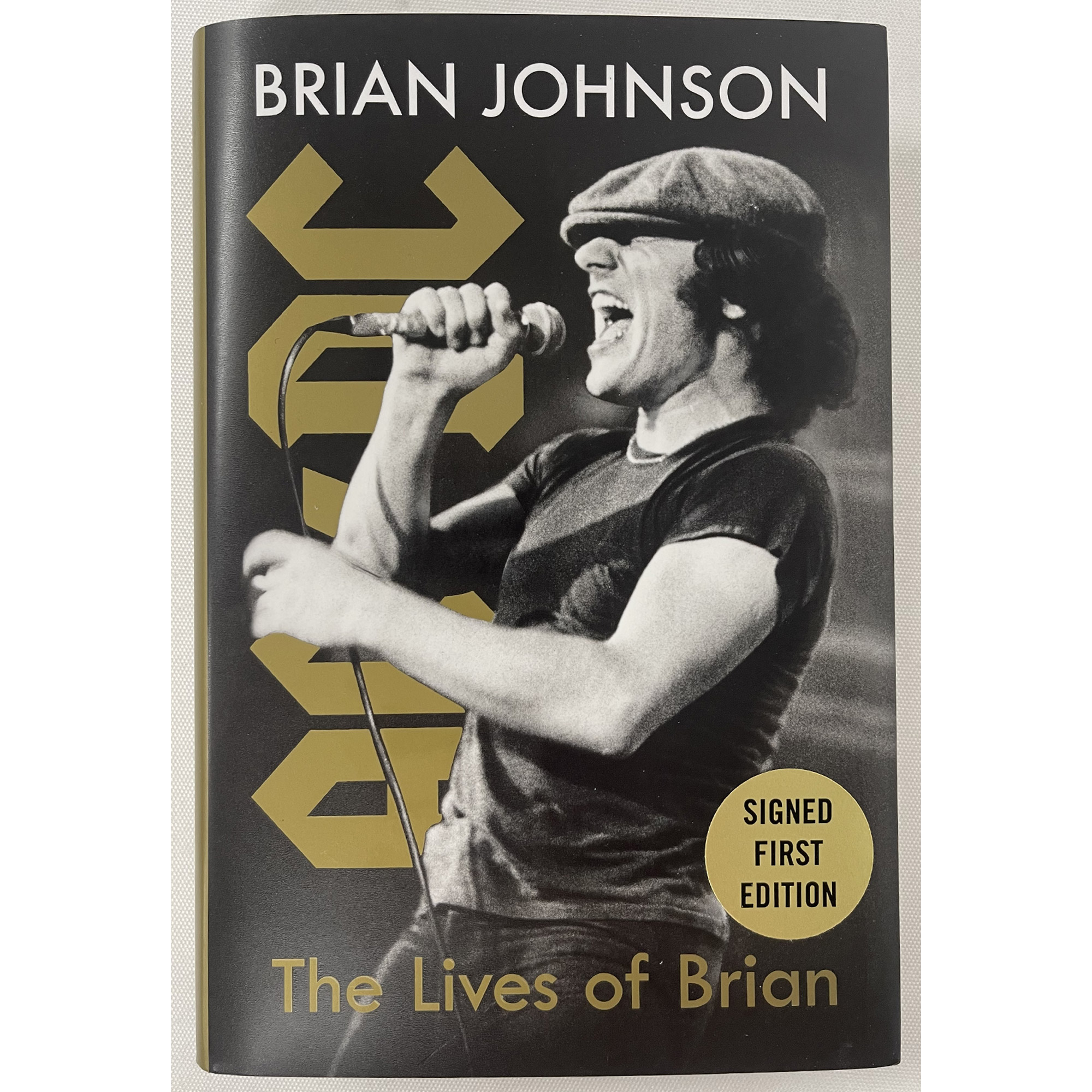 Brian Johnson – The Lives Of Brian Hand Signed Book