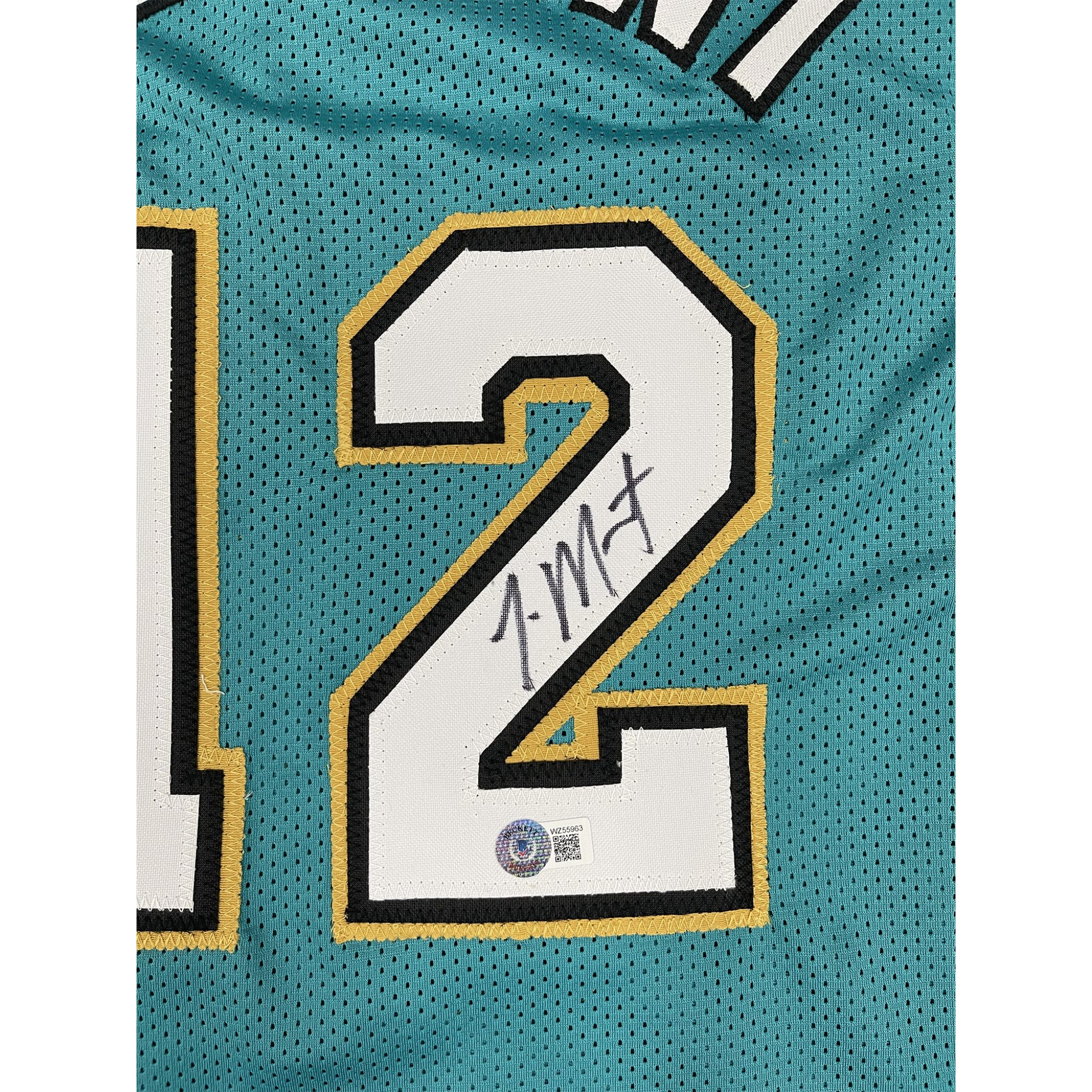 Basketball Ja Morant Signed & Framed Memphis Grizzlies Jersey