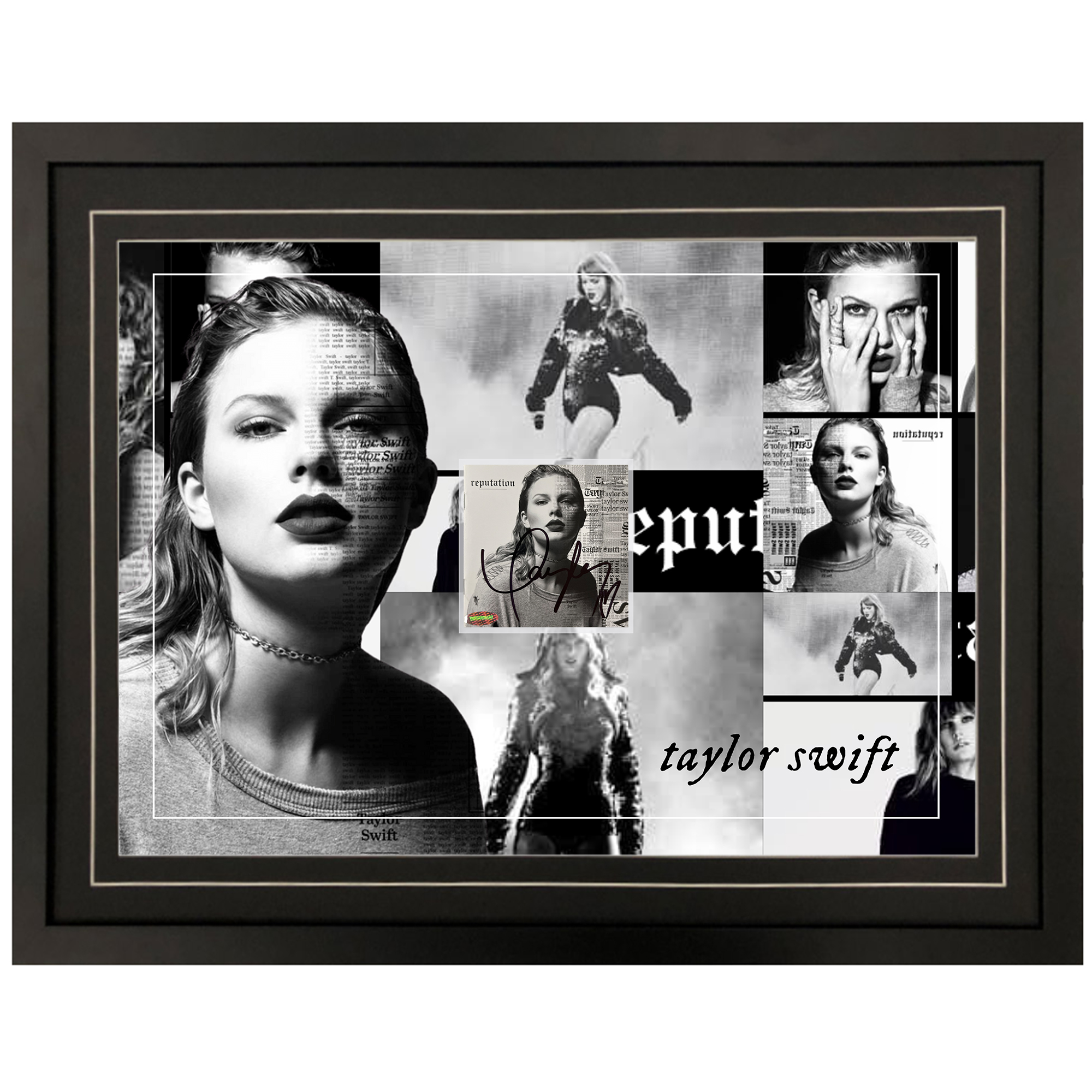 Music – Taylor Swift Signed & Framed Reputation CD #35409