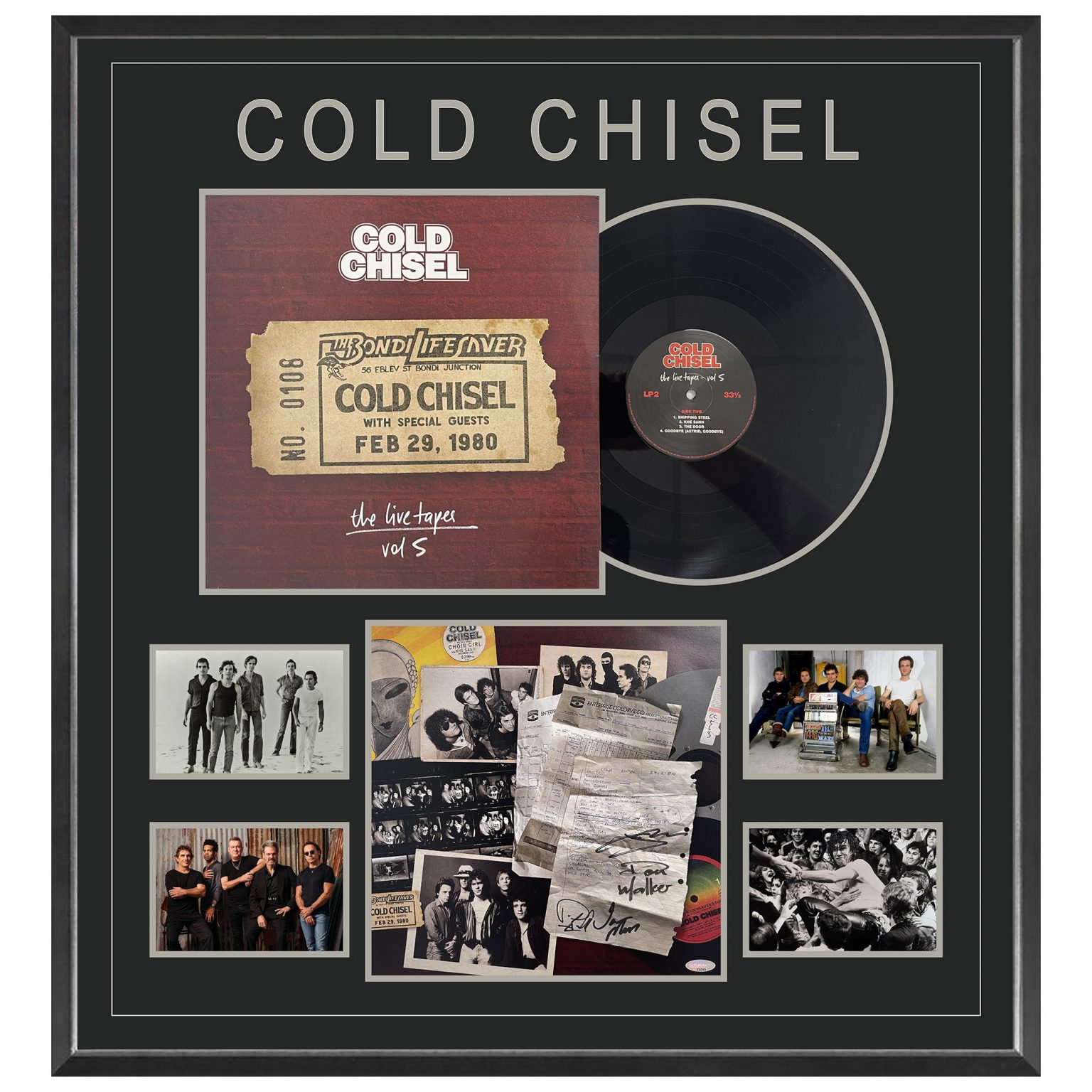 Music Cold Chisel The Live Tapes Vol. 5 Vinyl Album With Signed