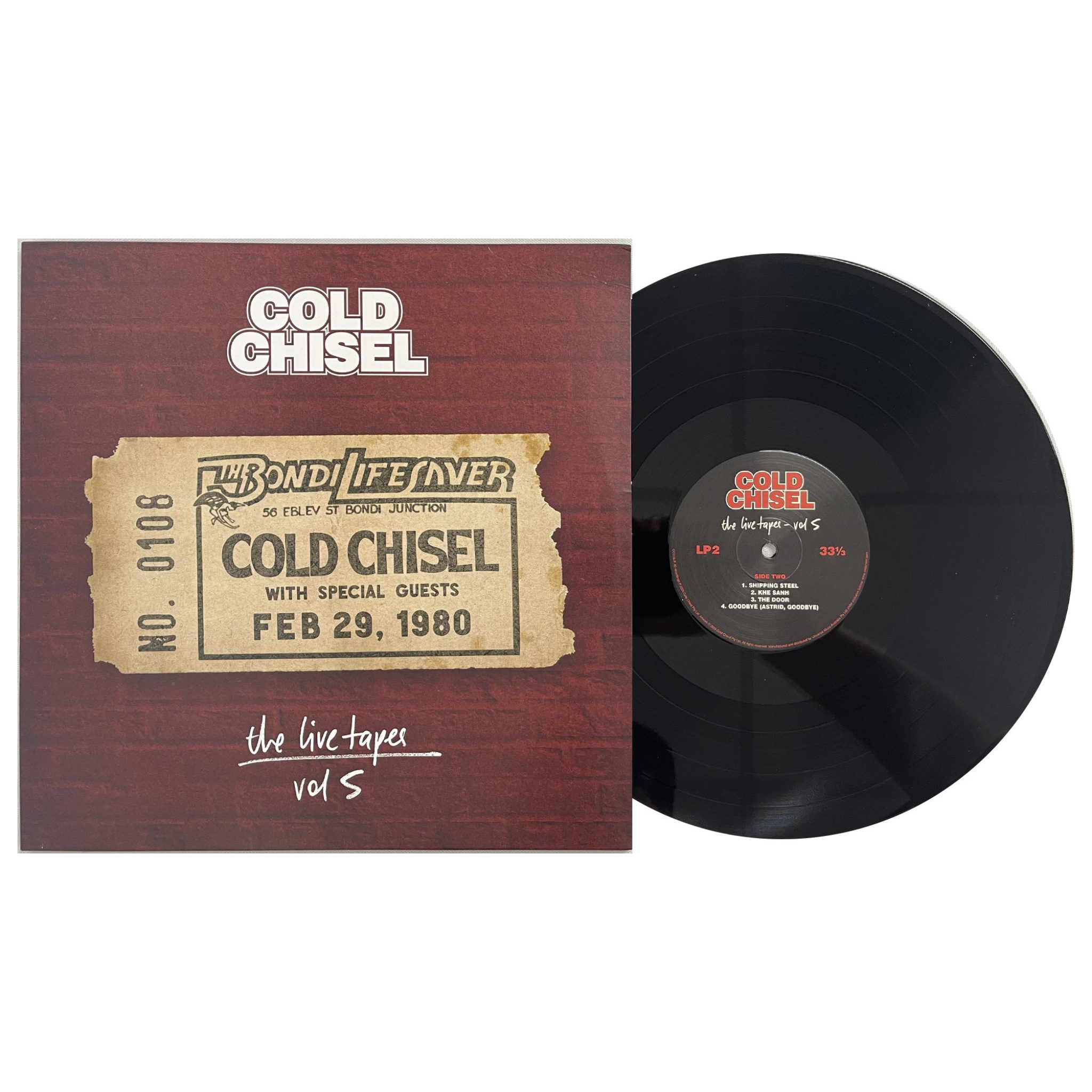 Music Cold Chisel The Live Tapes Vol. 5 Vinyl Album With Signed