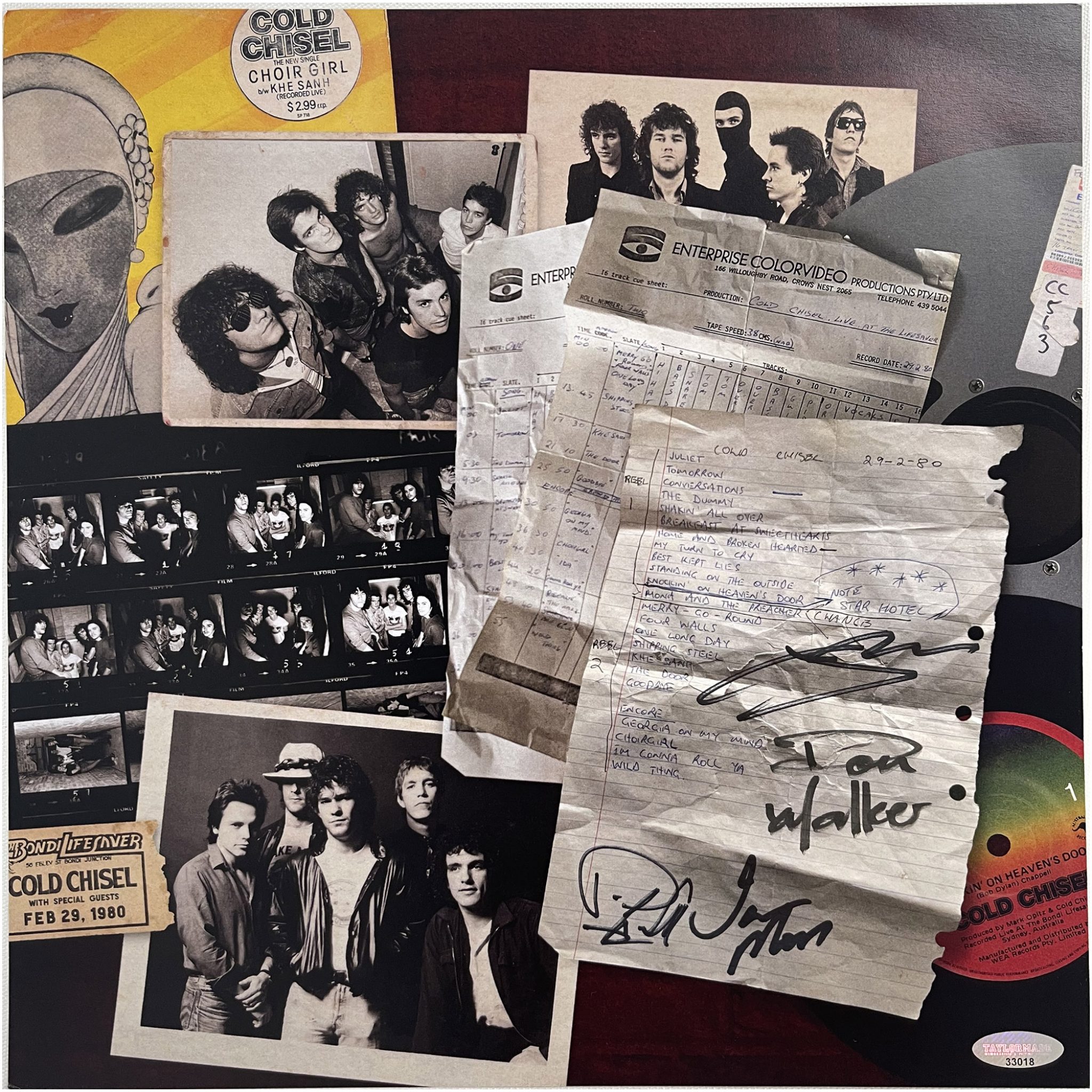 Music Cold Chisel The Live Tapes Vol. 5 Vinyl Album With Signed