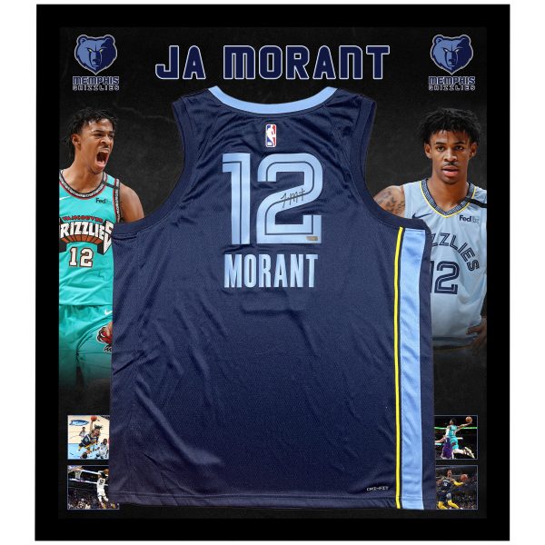 Grizzlies Ja Morant Authentic Signed Light Blue Nike Swingman Jersey BAS
