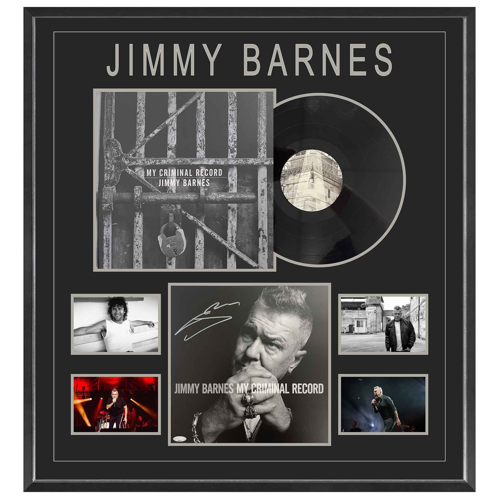 Music – Jimmy Barnes – My Criminal Record Vinyl Album With...