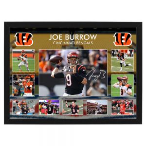 NFL - JOE BURROW Cincinnati Bengals Framed Large Photo Collage