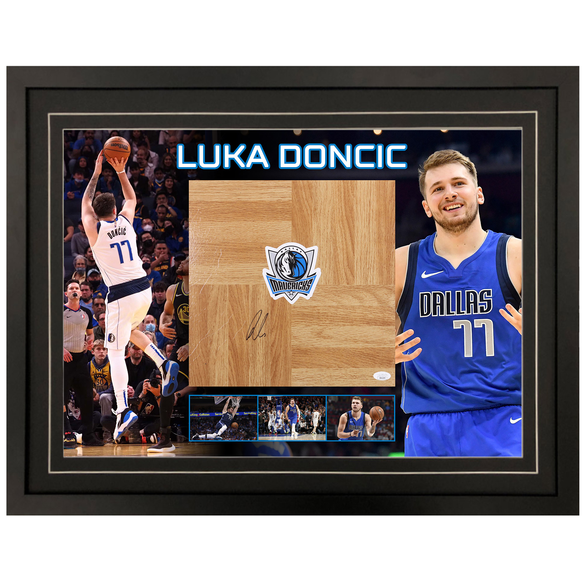 Basketball – Luka Doncic Signed & Framed 12″ x 12R...