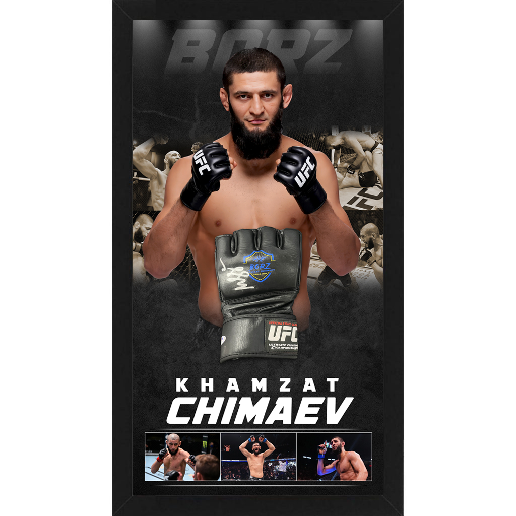 Khamzat chimaev signed glove outlet