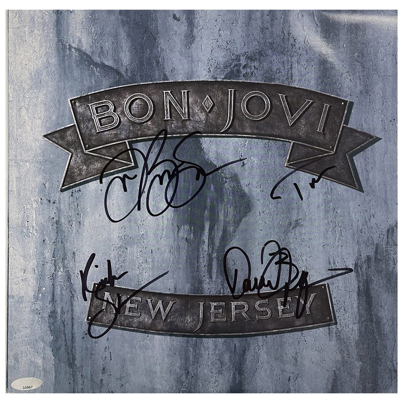 Aerosmith Art Jon Bon Jovi Signed Custom Framed Photo (Beckett