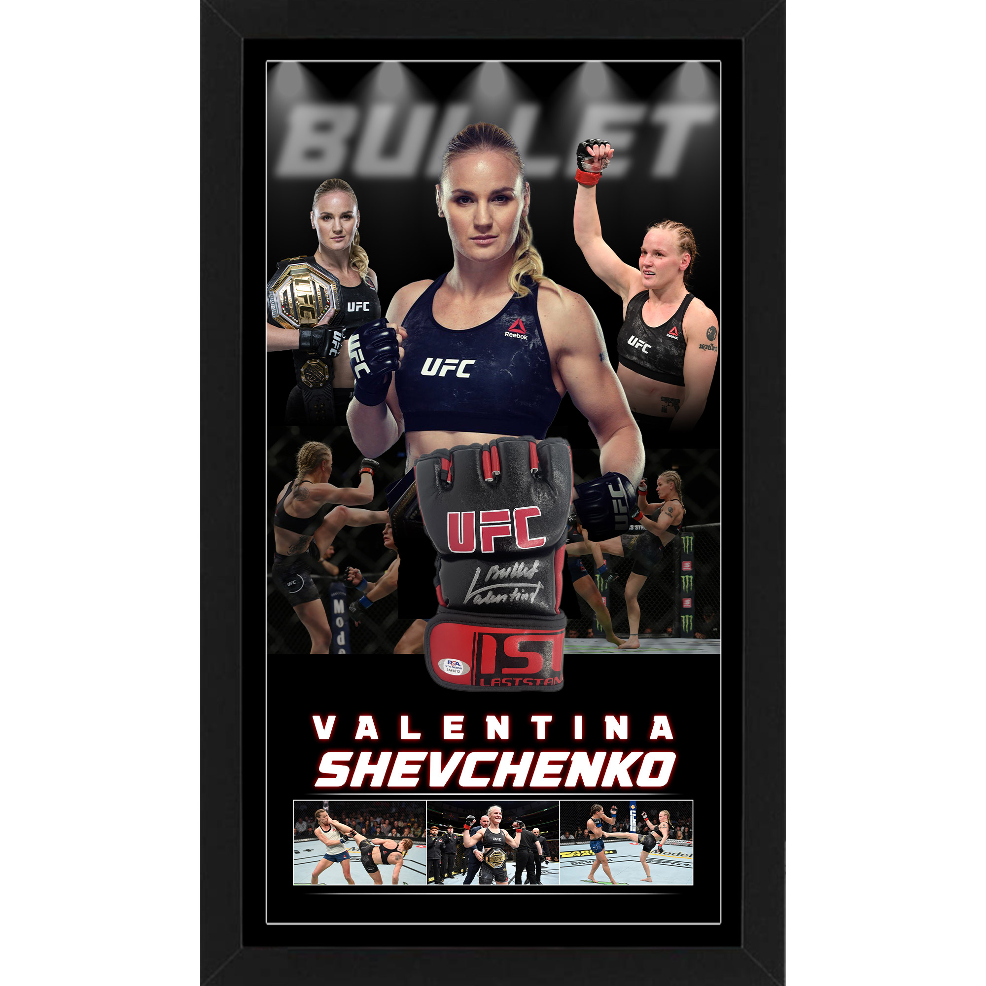 UFC – “Bullet” Valentina Shevchenko Signed & Fr...