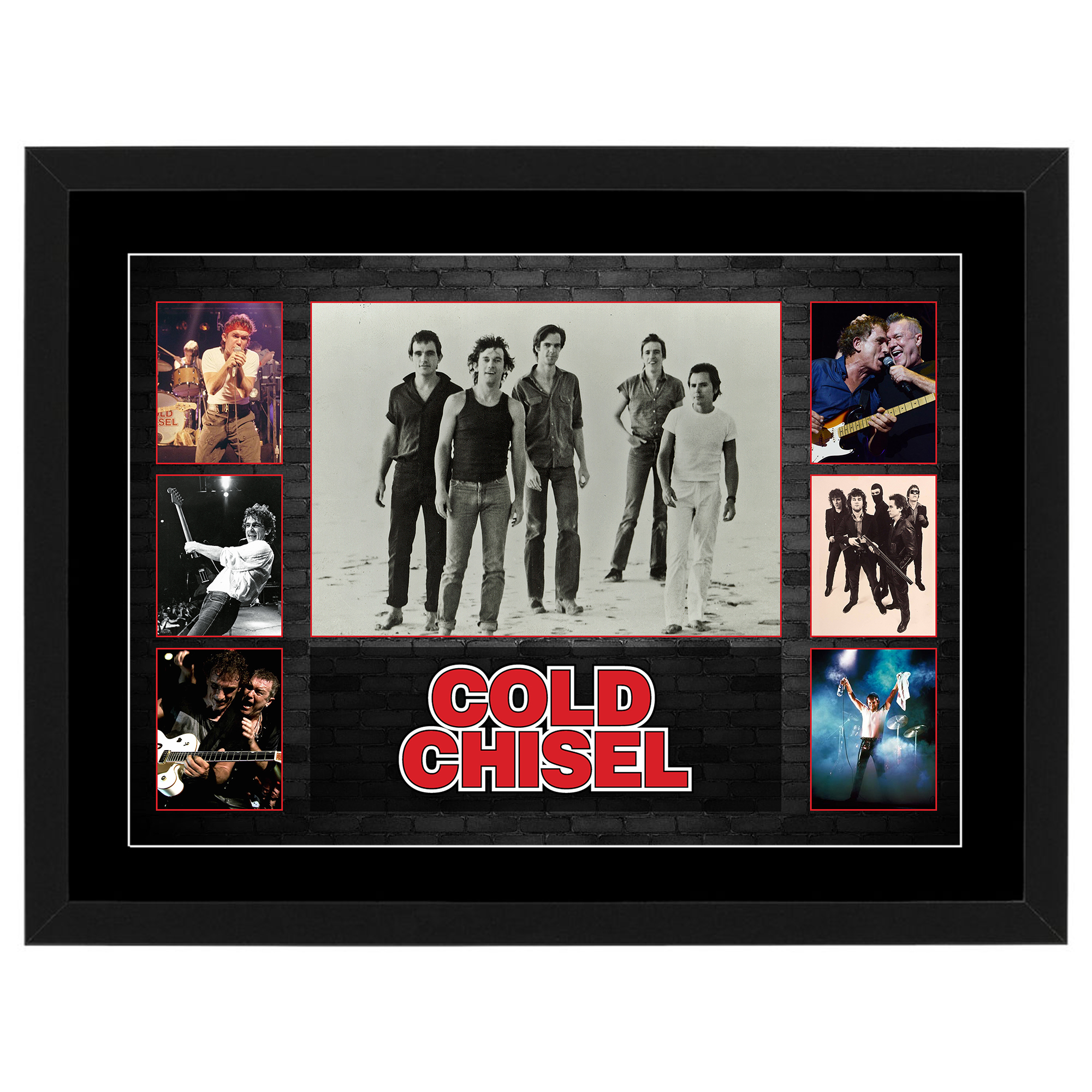 Music – Cold Chisel Framed Pre Print Collage