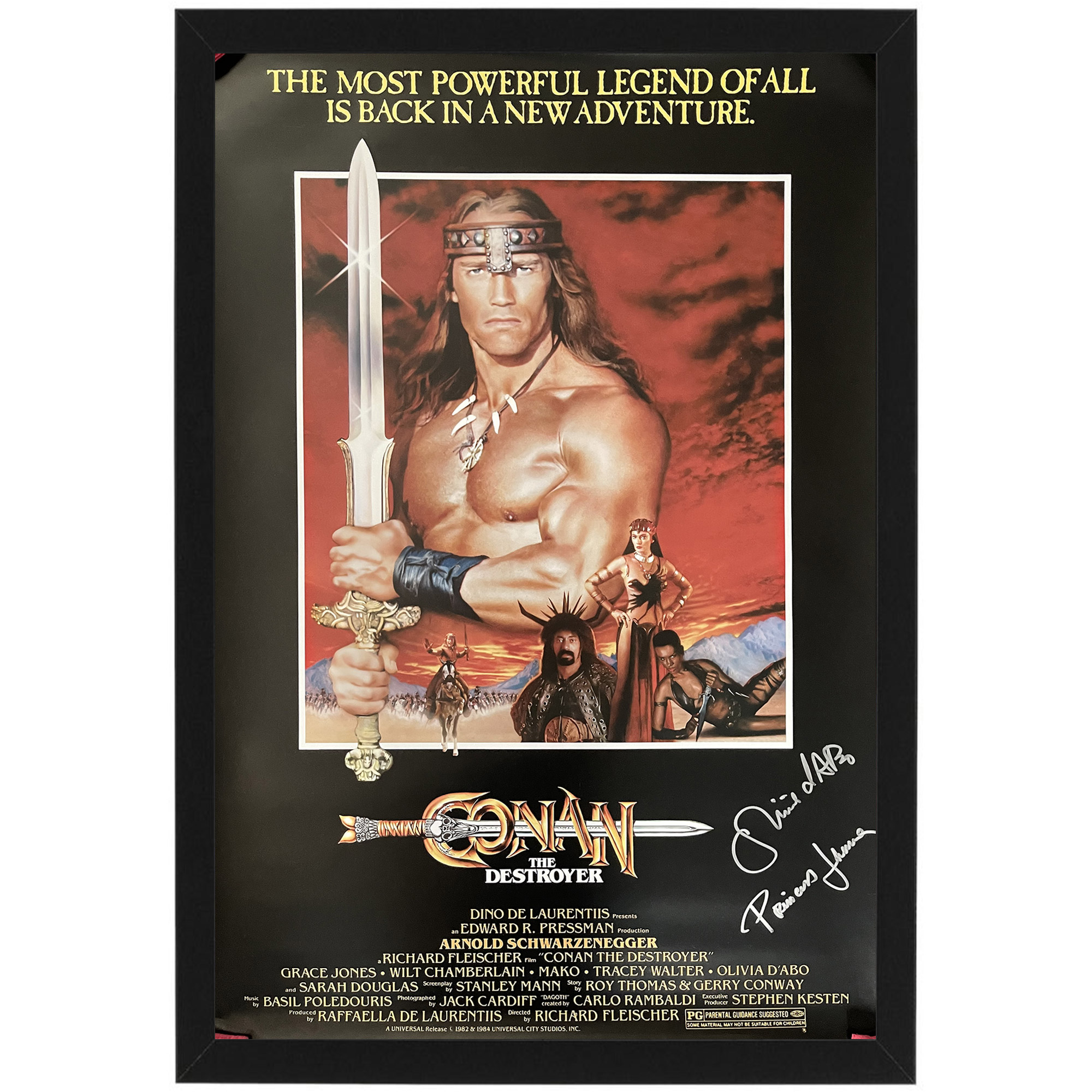 Olivia d’Abo – “Conan the Destroyer – Princess...
