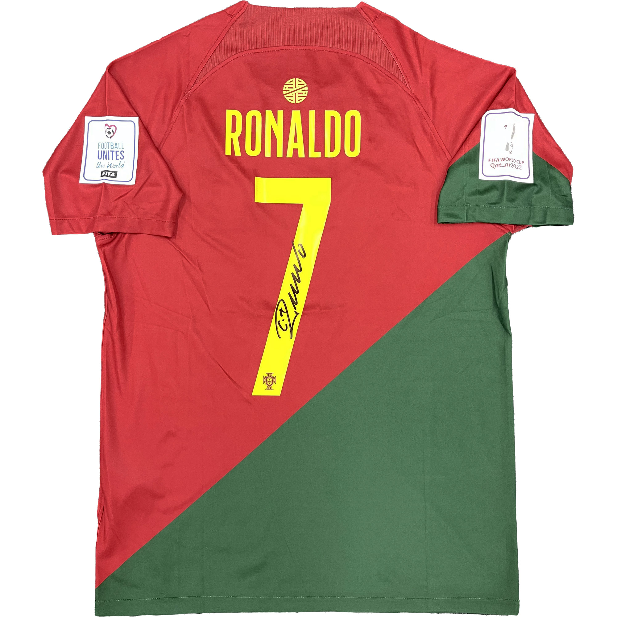 Soccer Cristiano Ronaldo Signed Framed Portugal 2022 World Cup Soccer Cristiano Ronaldo Signed Framed Portugal 2022 World Cup