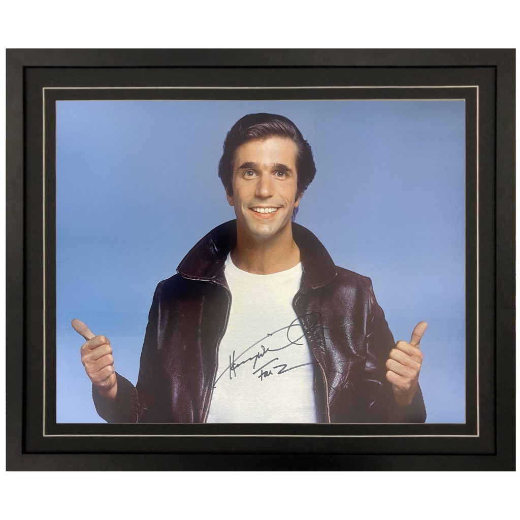 Henry Winkler – "Happy Days - Fonzie" Signed & Framed 16x20 Photo ...