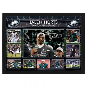 NFL - JALEN HURTS Philadelphia Eagles Framed Large Photo Collage