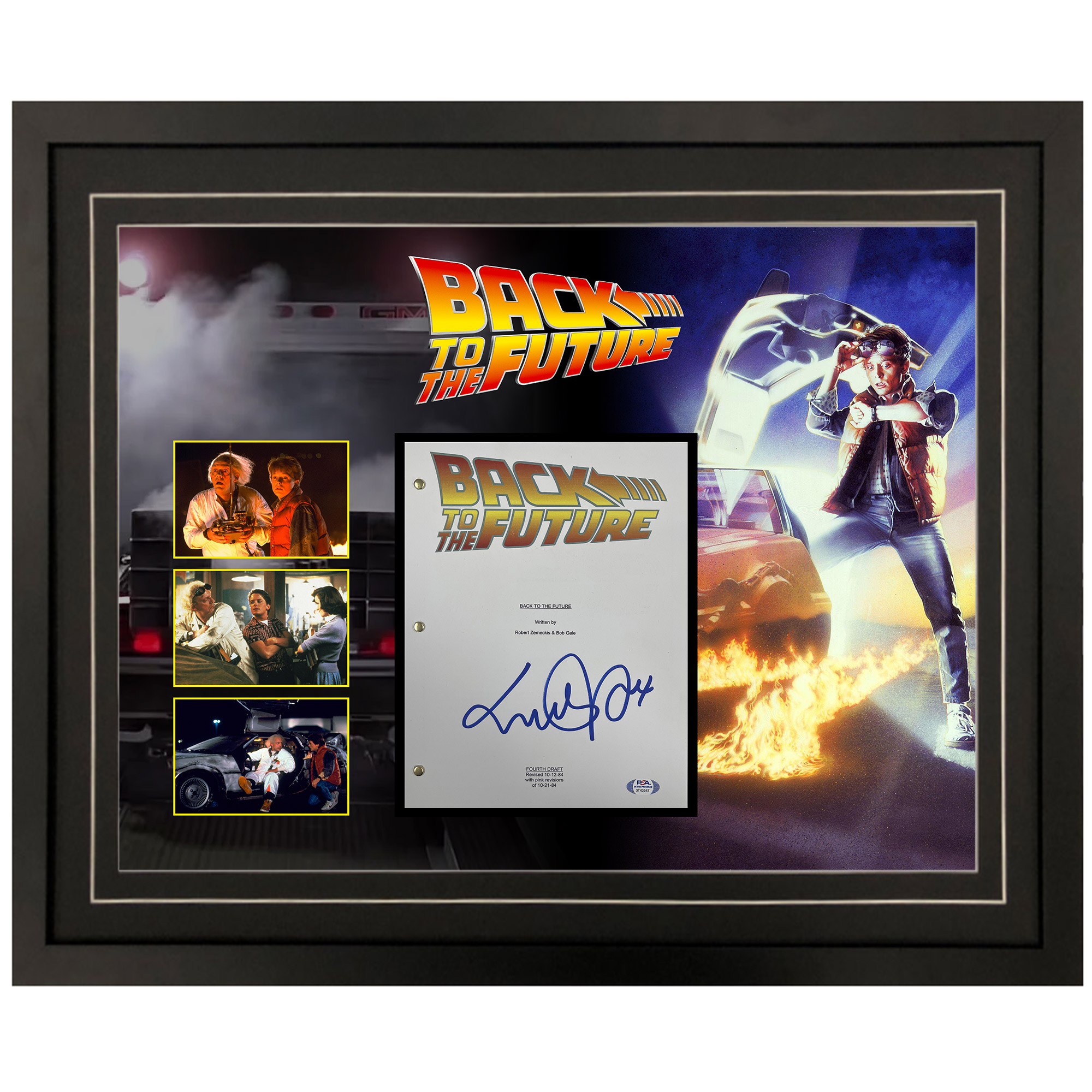 Michael J. Fox – Signed & Framed “Back To The Future&...