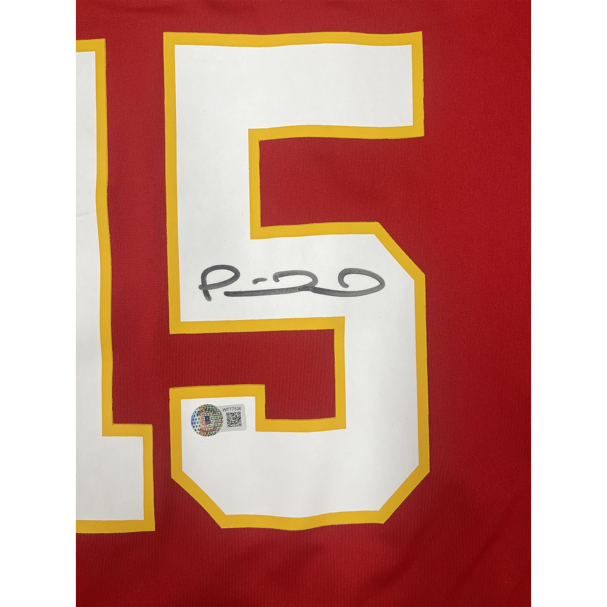 Patrick Mahomes Signed Authentic Nike Chiefs Jersey (Beckett