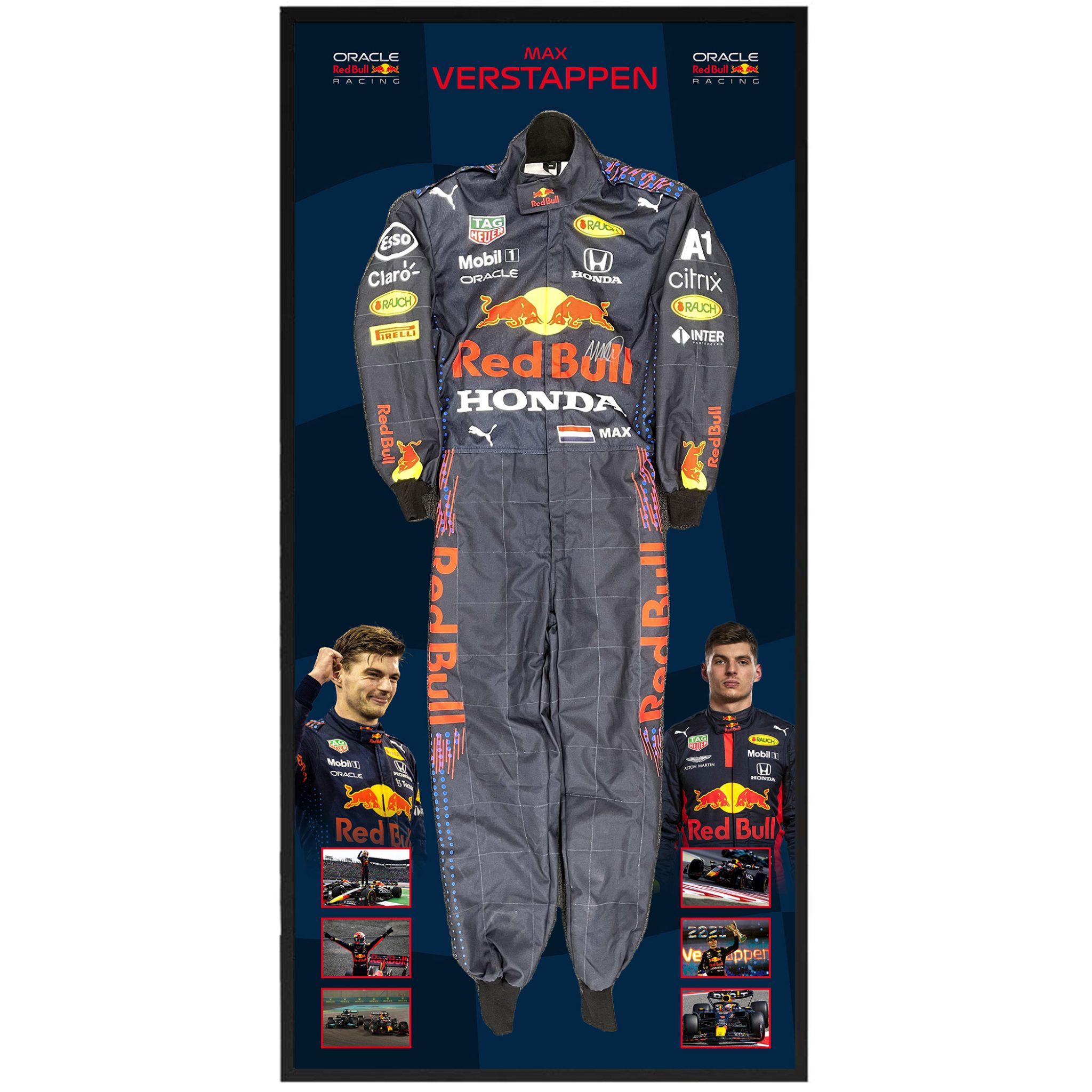 Max Verstappen Red Bull Racing Signed & Framed Full Size Formula One