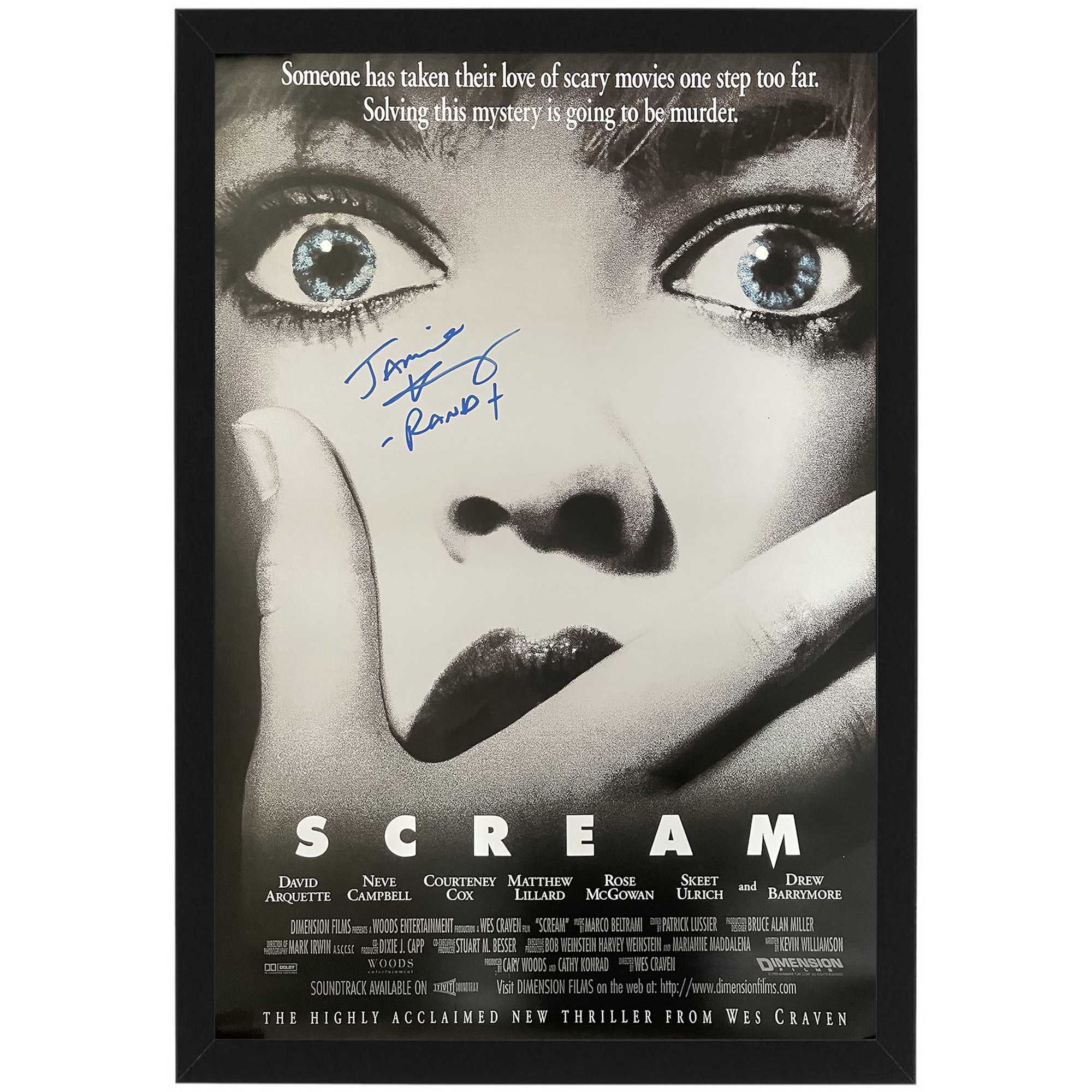 Jamie Kennedy – “Scream” Signed & Framed Movie ...