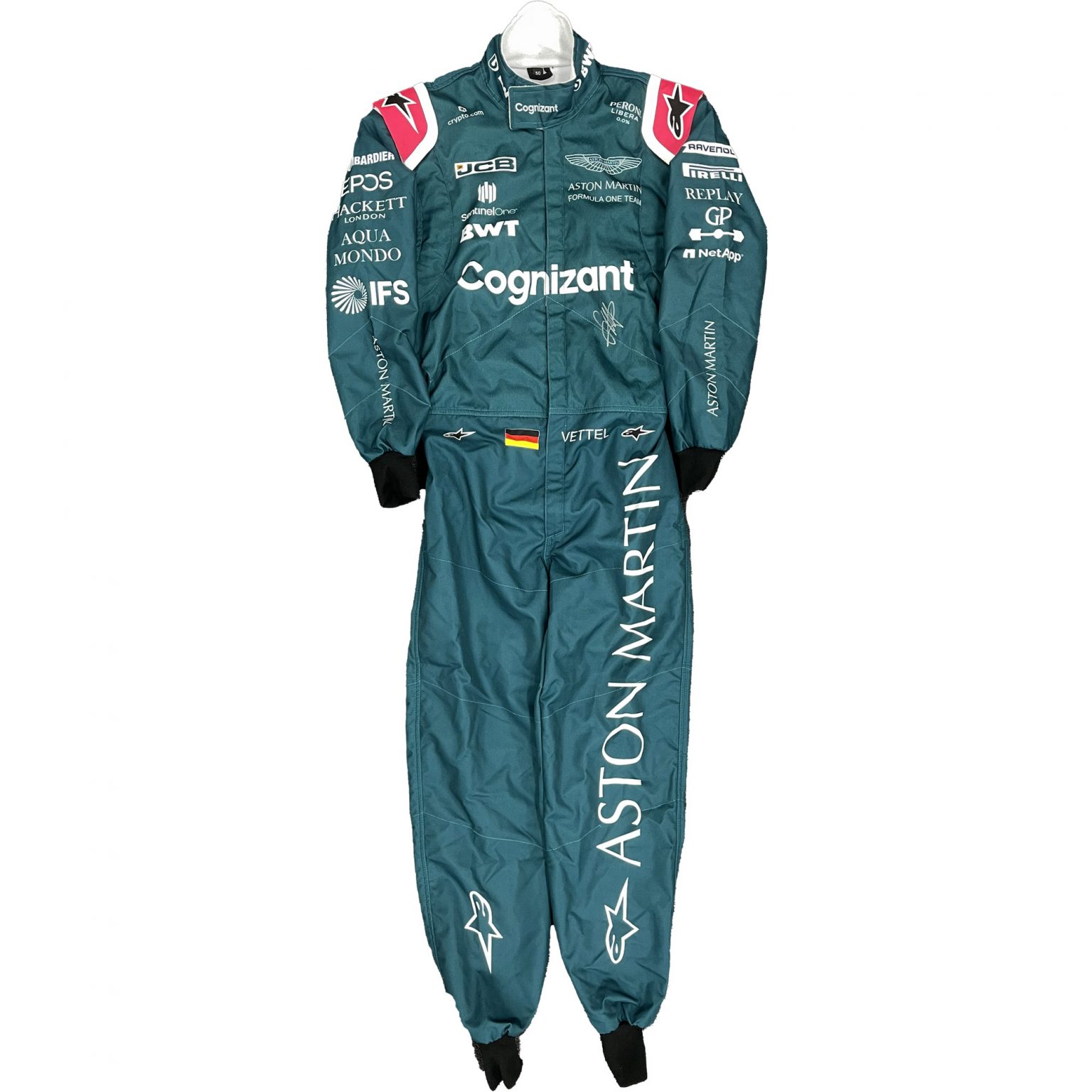 Sebastian Vettel Aston Martin F1 Team Signed & Framed Full Size Formula