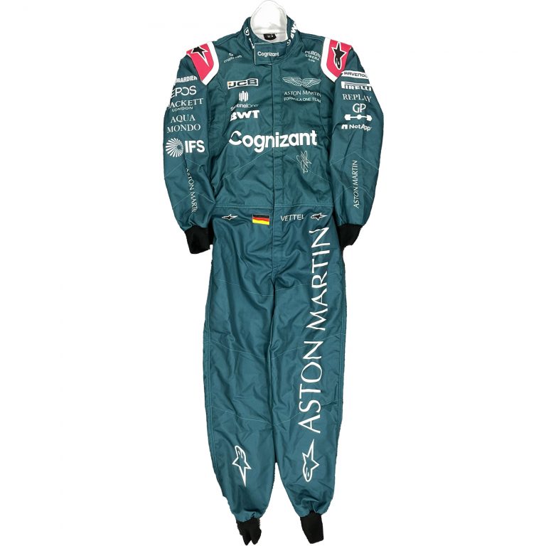 Sebastian Vettel Aston Martin F1 Team Signed & Framed Full Size Formula