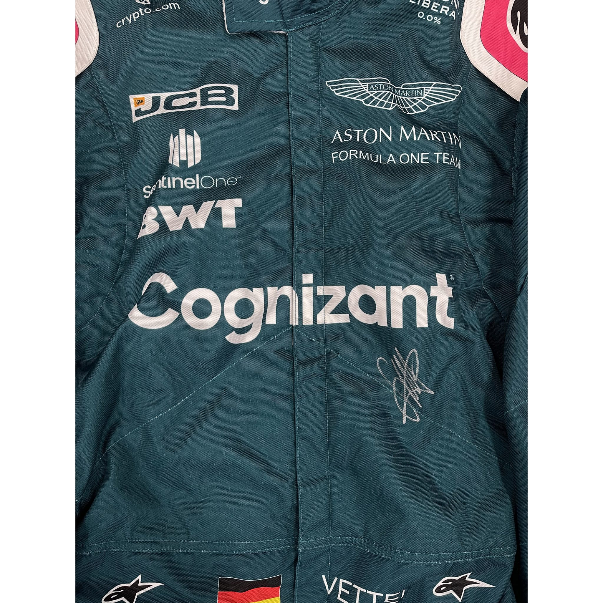 Sebastian Vettel Aston Martin F1 Team Signed & Framed Full Size Formula