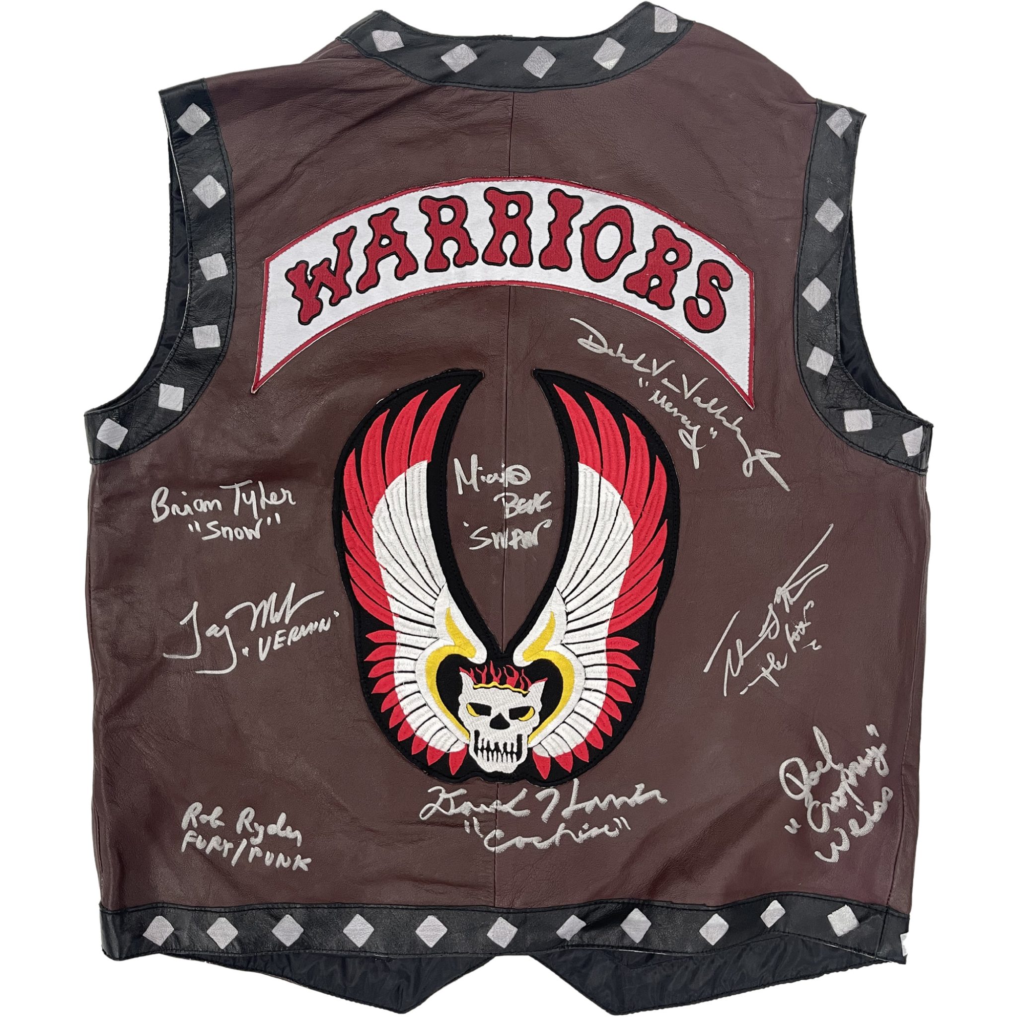 The Warriors (1979) Cast Signed Leather Vest/Jacket Framed Display
