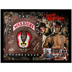 The Warriors (1979) - Cast Signed Leather Vest/Jacket Framed Display