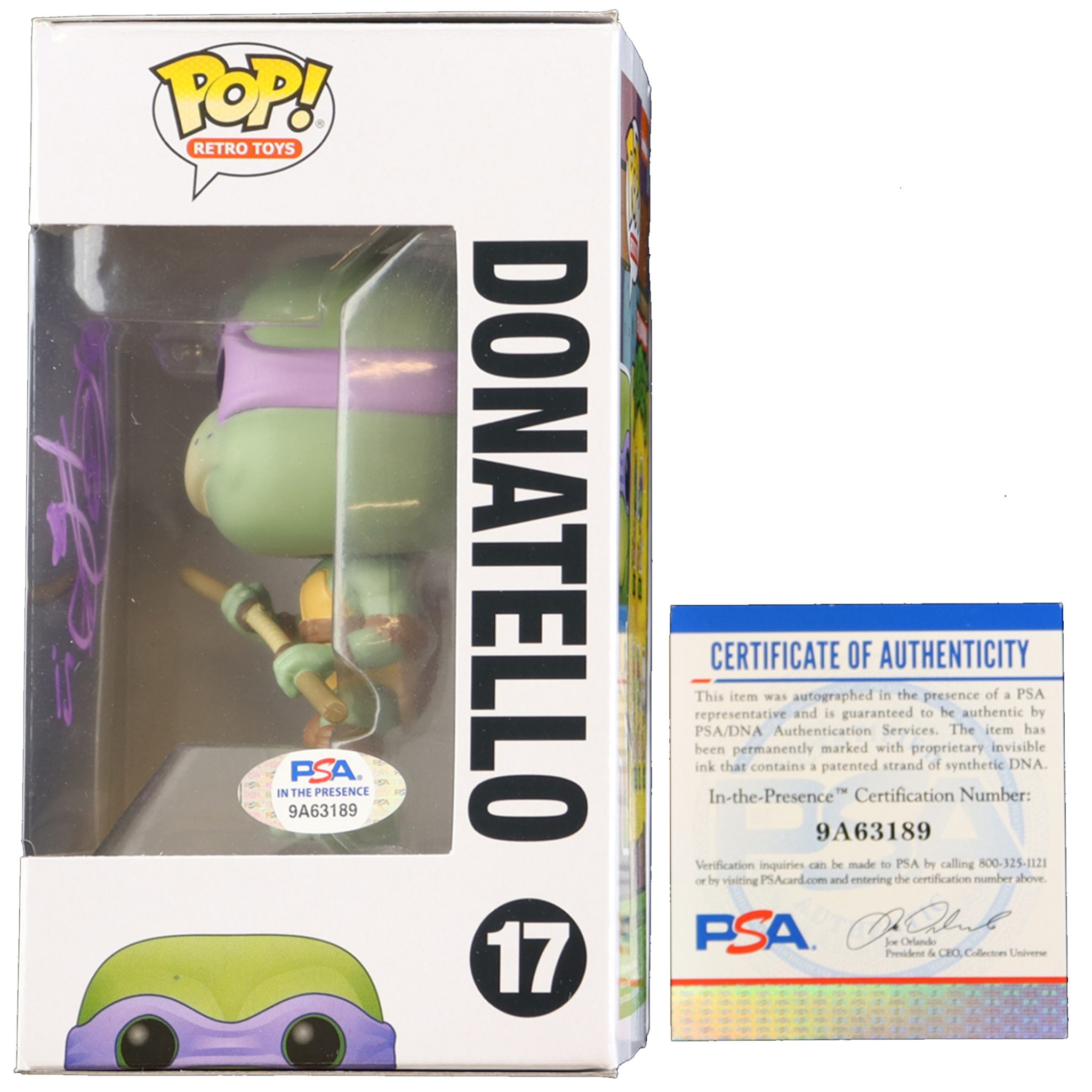Corey Feldman "TMNT" Donatello 17 Autographed Funko Pop! Vinyl