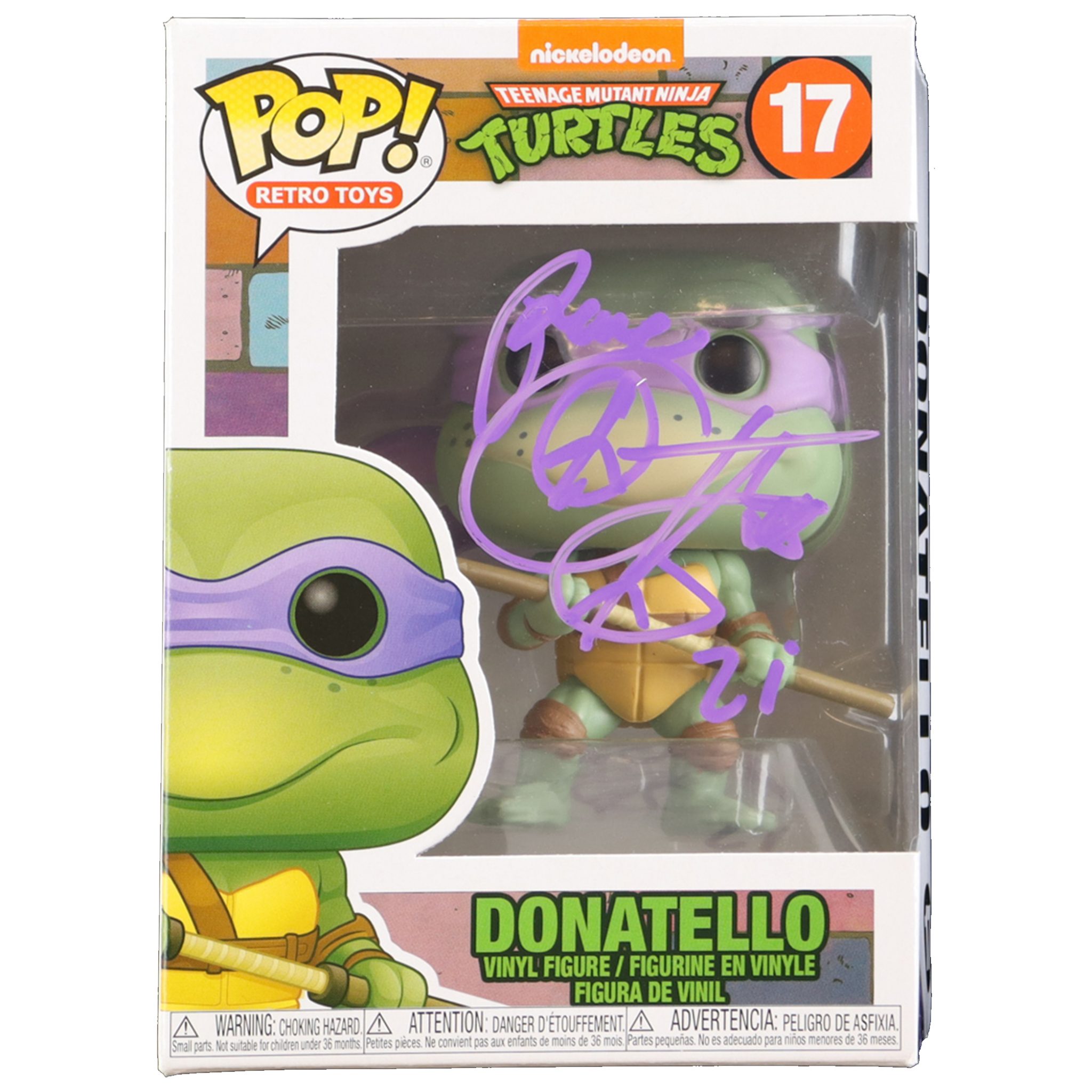 Corey Feldman "TMNT" Donatello 17 Autographed Funko Pop! Vinyl