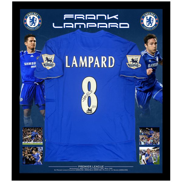 Soccer – Frank Lampard Signed & Framed Chelsea Jersey (Beckett