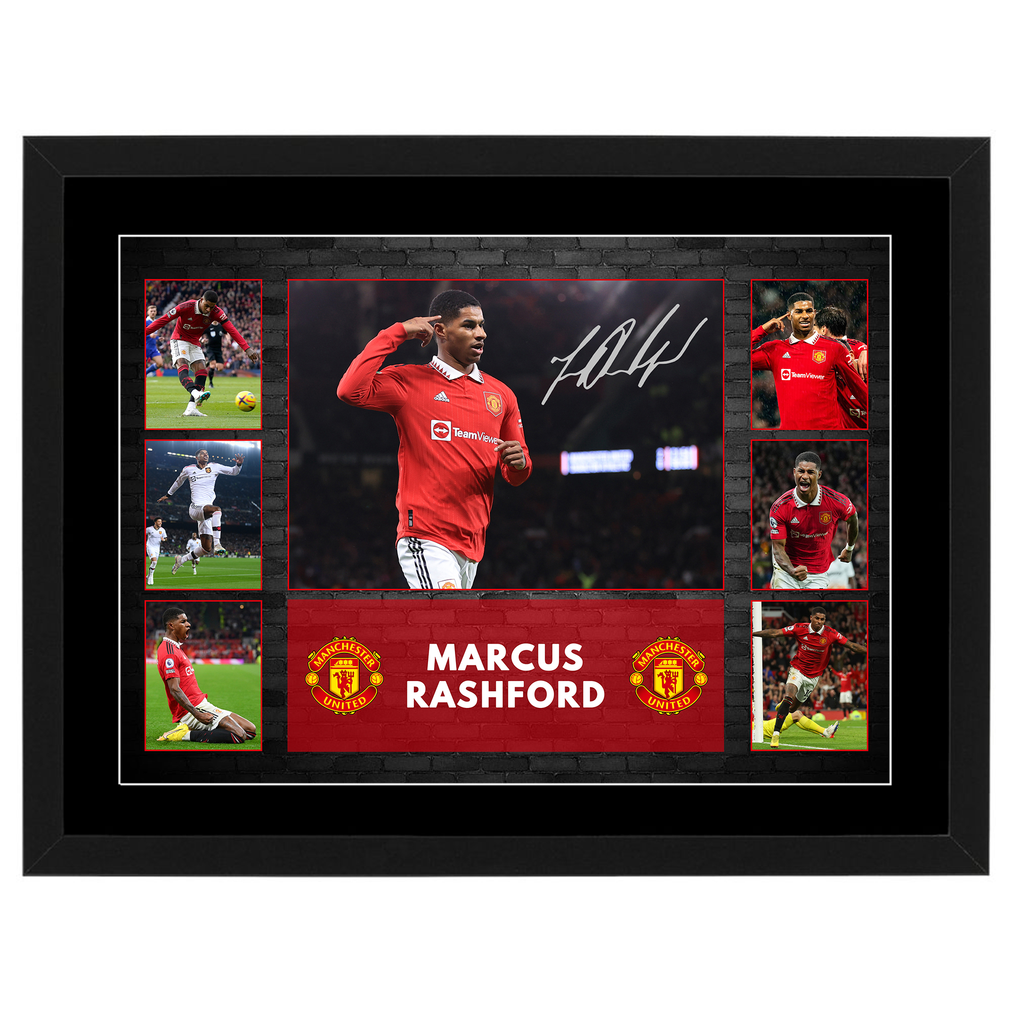 Soccer – MARCUS RASHFORD Manchester United Framed Pre Print Coll...