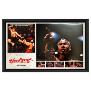 Bolo Yeung – "Bloodsport" YOU ARE NEXT Signed & Framed 16x20 Photo Display
