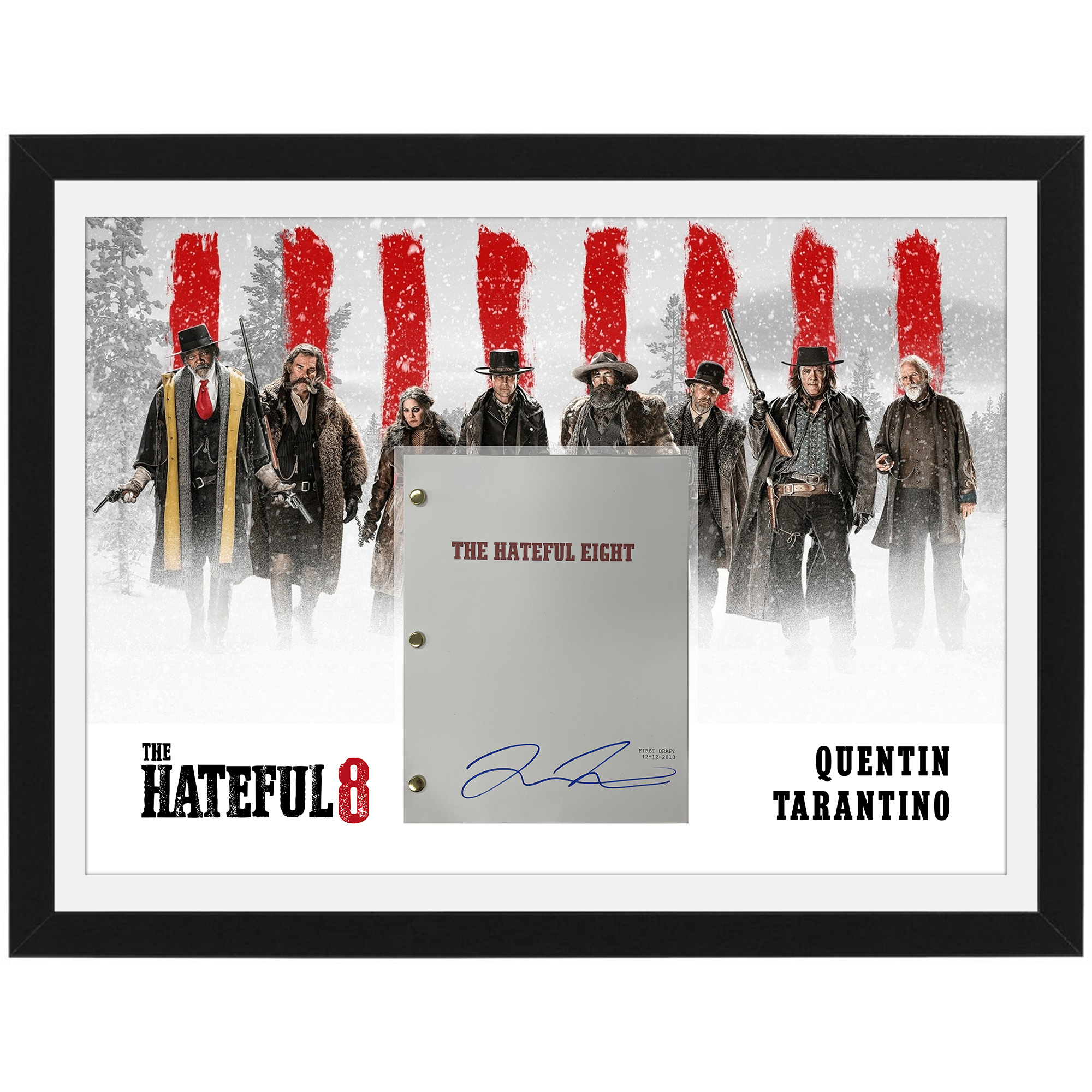 Quentin Tarantino – Signed & Framed “The Hateful Eigh...