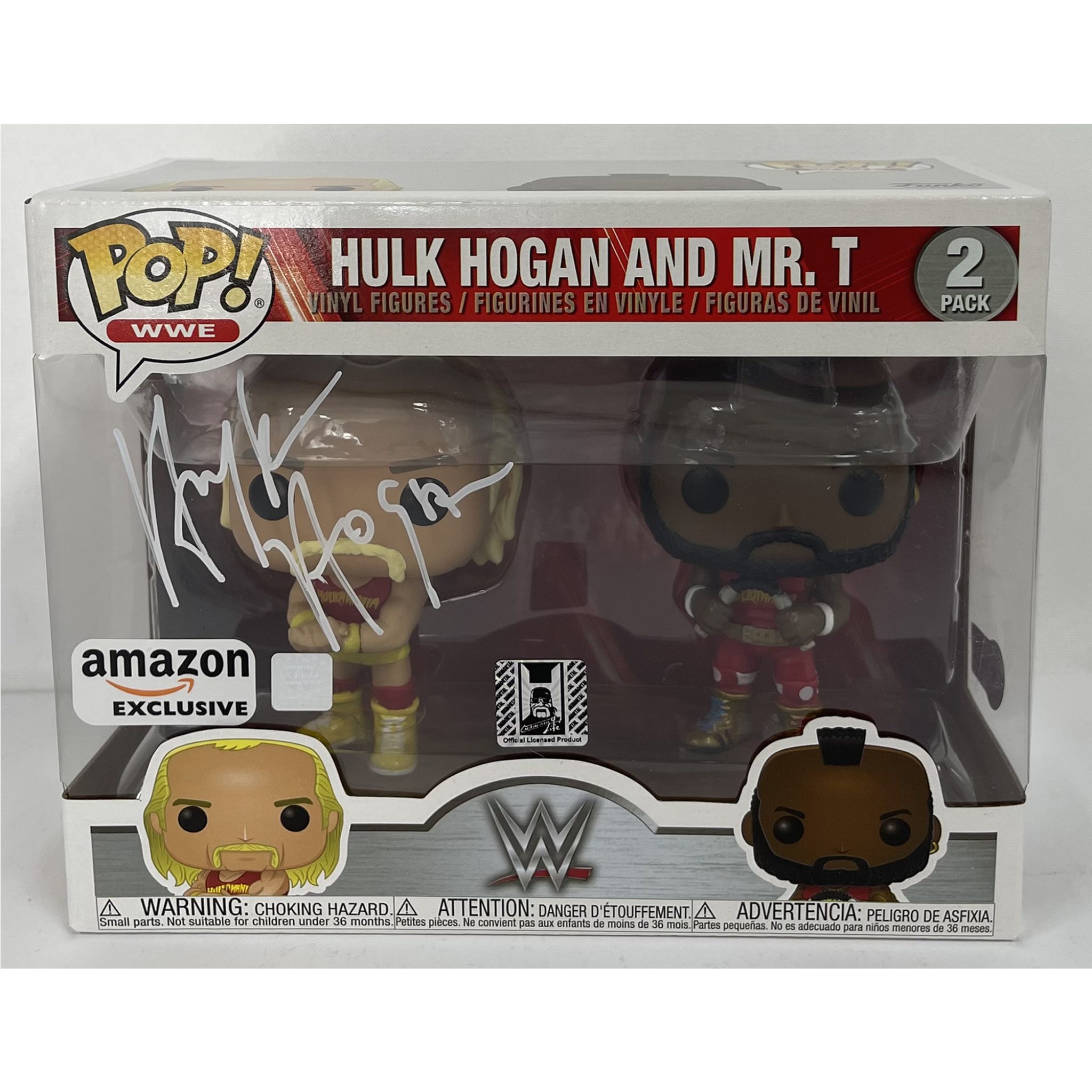 Wwe Hulk Hogan Hulk Hogan Mr T Pack Autographed Funko Pop