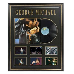 Music - George Michael - Faith Signed & Framed Album Cover