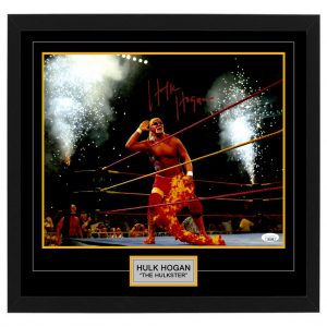 Hulk Hogan - Signed & Framed 16x20 Photo (JSA Hologram)