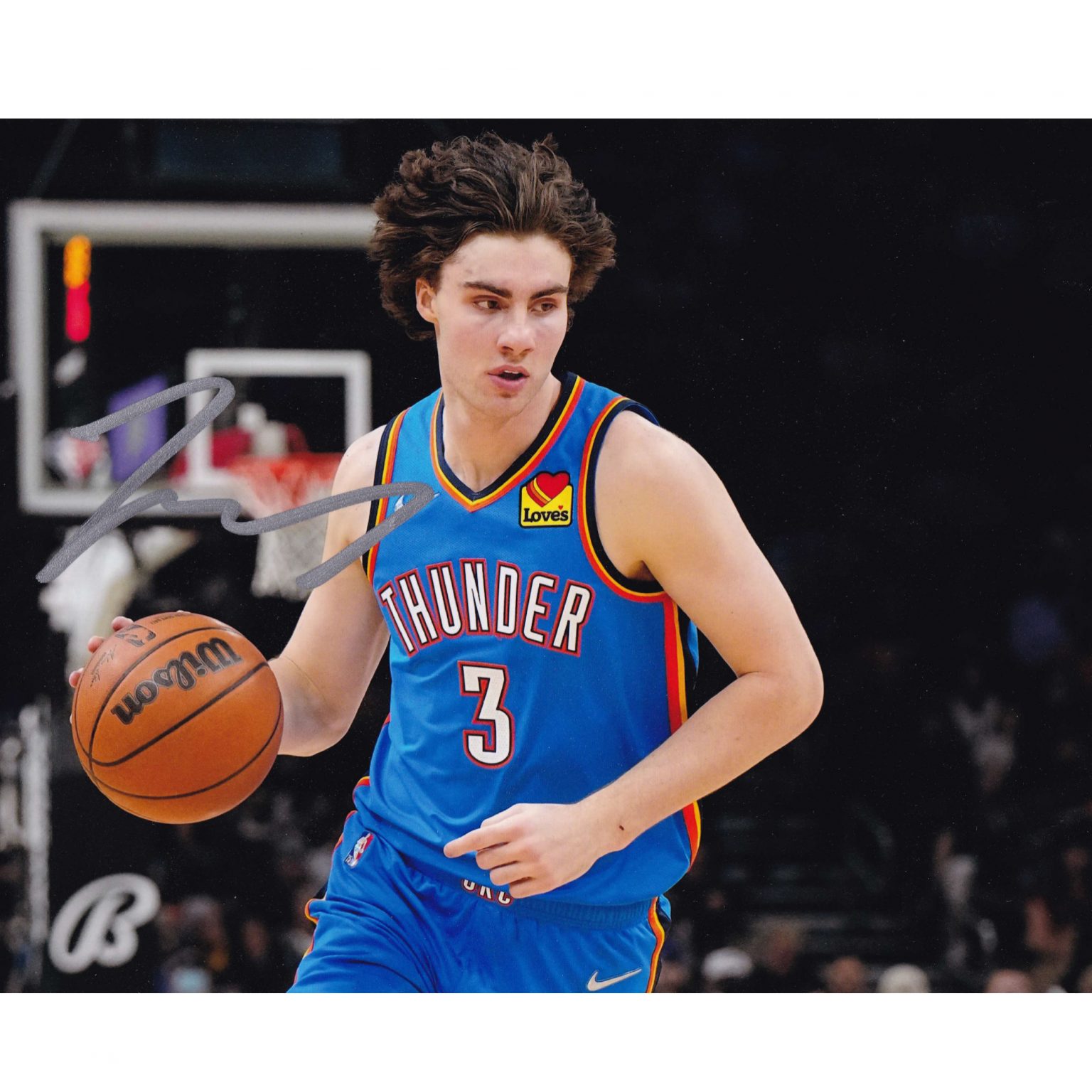 Basketball â Josh Giddey Signed & Framed Oklahoma City Thunder 8x10 Photo Display C | Taylormade 