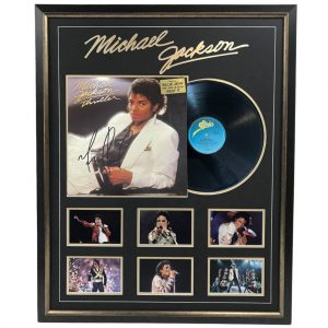 Music - Michael Jackson - Thriller Signed & Framed Album
