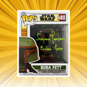 Temuera Morrison - "Star Wars" Boba Fett #480 Autographed Funko Pop! Vinyl