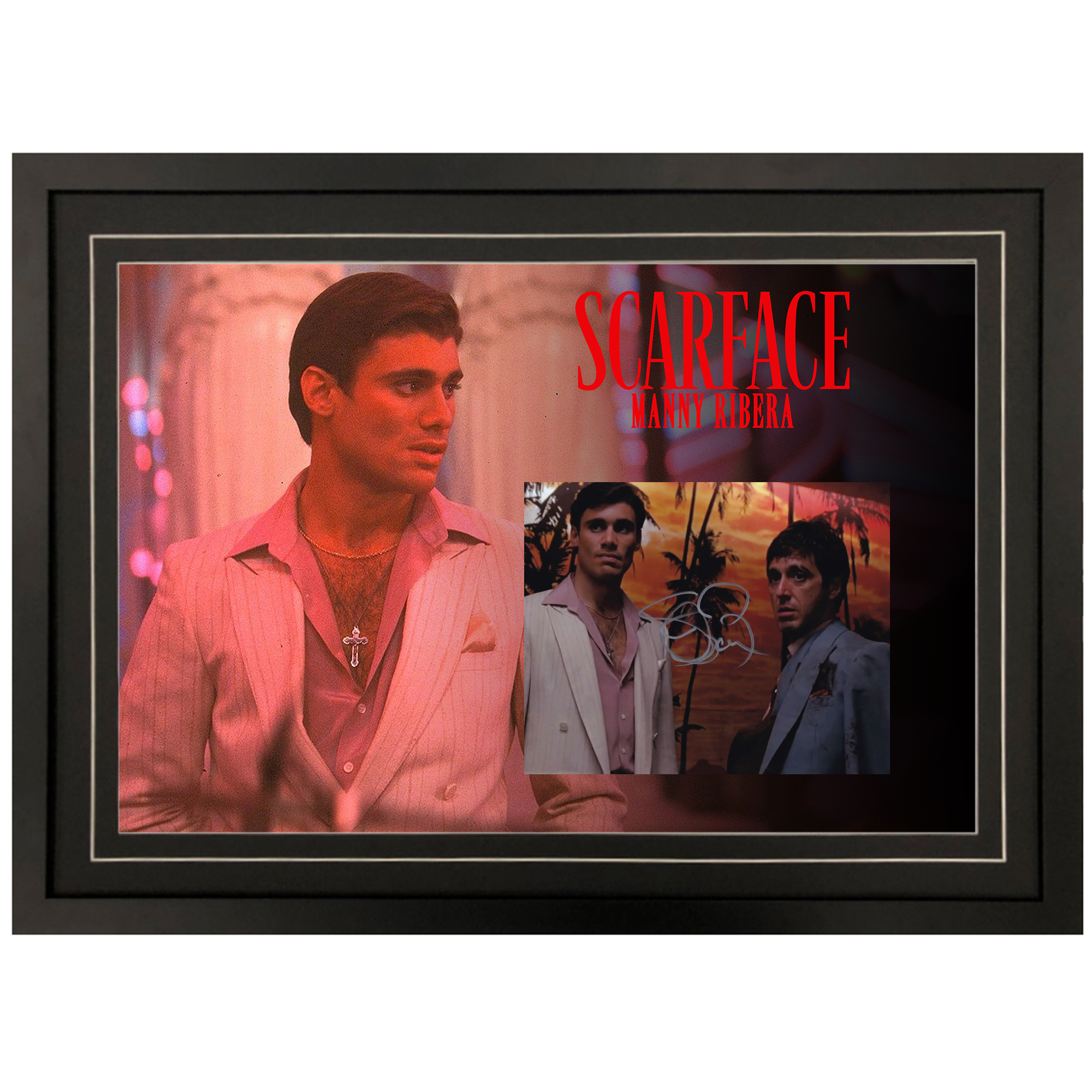 Steven Bauer – “Scarface” Signed & Framed 8...
