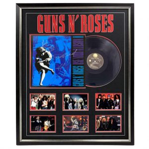 Music - Guns N' Roses - Use Your Illusion II Signed & Framed Album