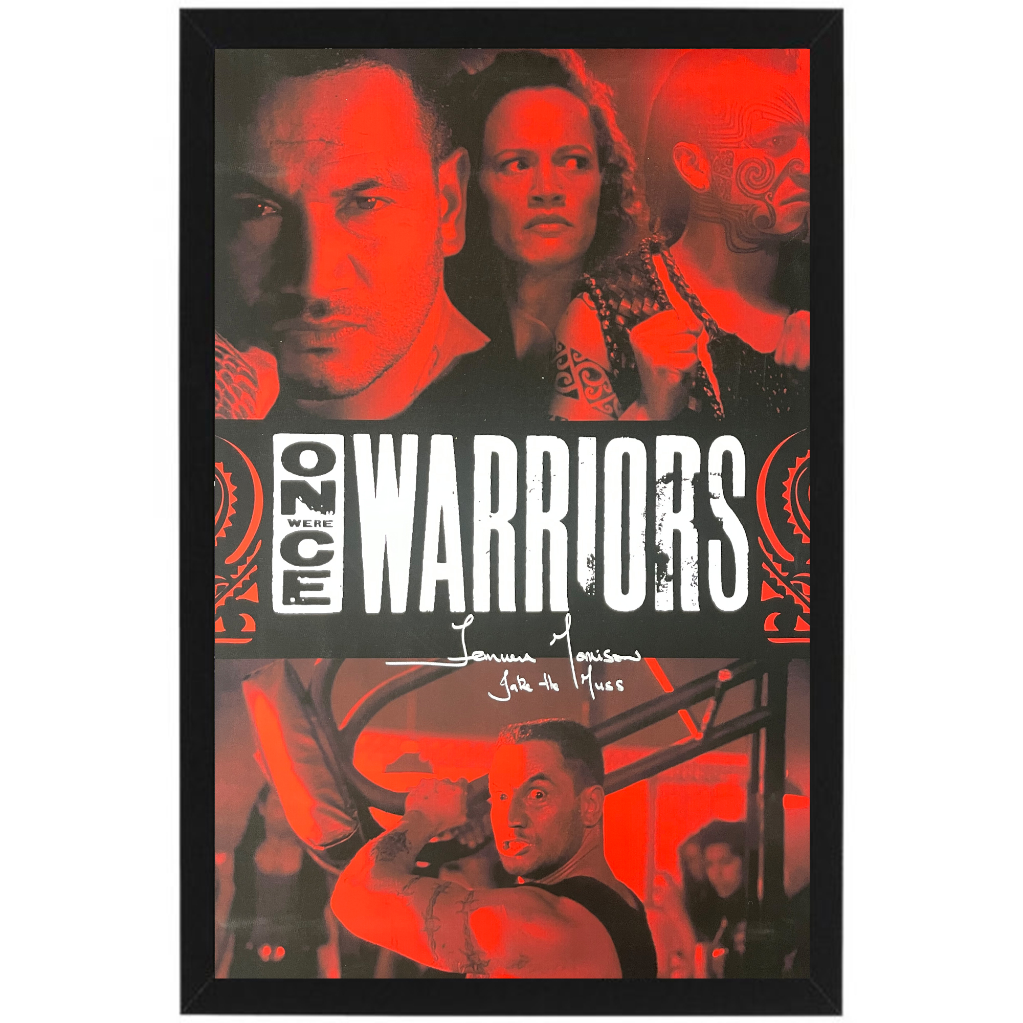 Temuera Morrison – “Once Were Warriors” Signed &...