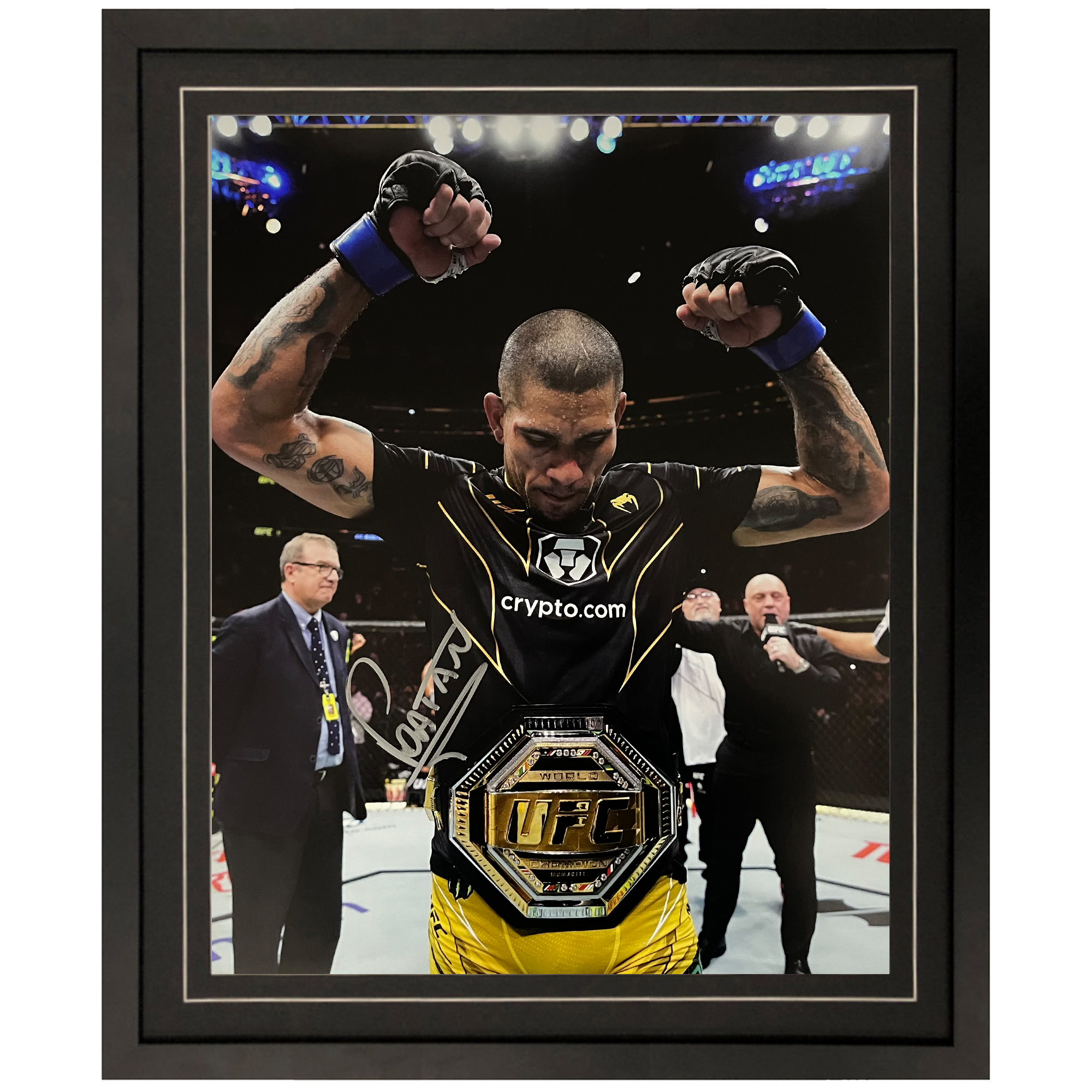 UFC – Alex Pereira Signed & Framed 16×20 Photo Display...